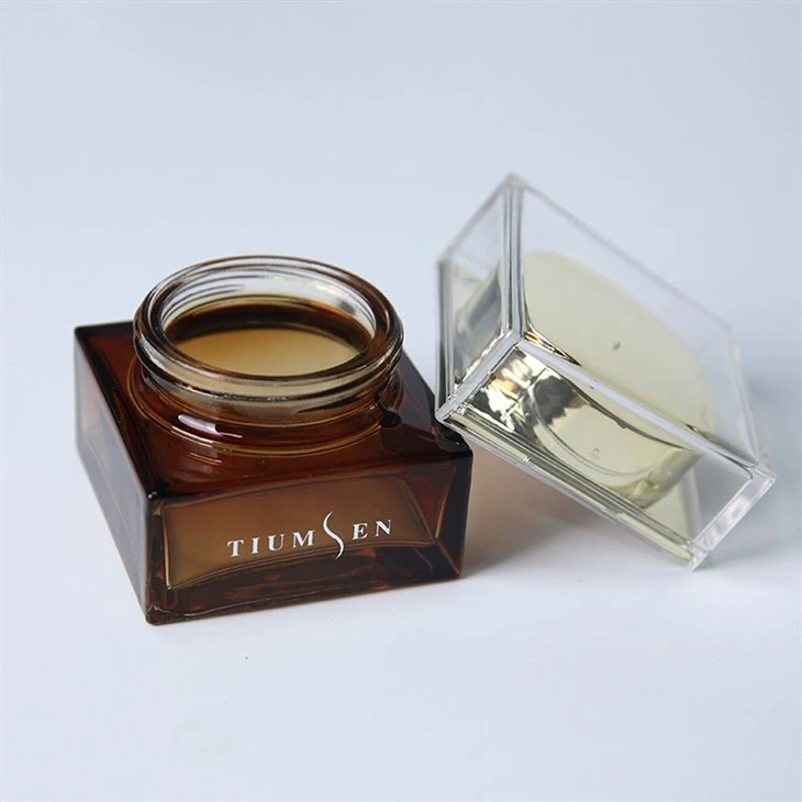 glass cream jars
